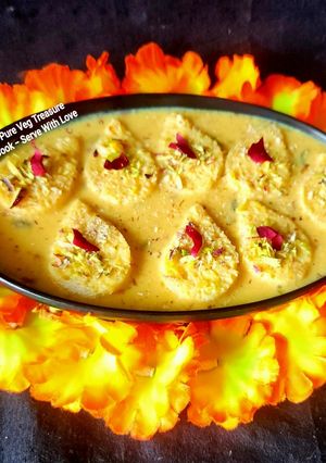 A picture of Instant Bread Rasmalai - Basant Panchami Special.