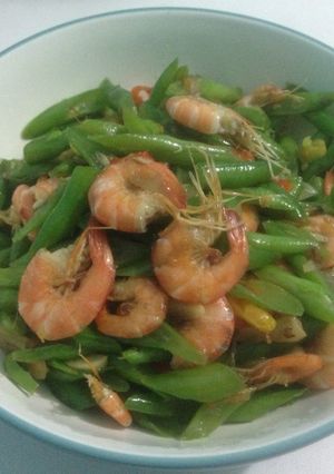 Foto resep Tumis buncis udang