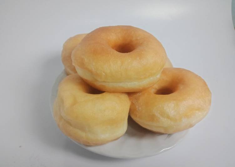 Donat lembut tanpa telur