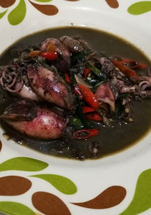 Foto resep Cumi hitam khas Lasem