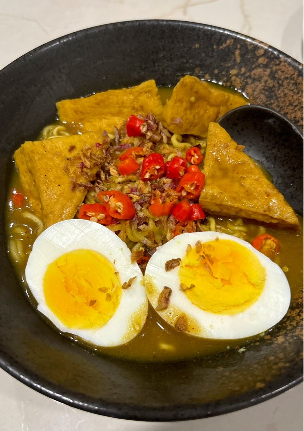 Foto resep Seporsi Mie Kari ala Firhan