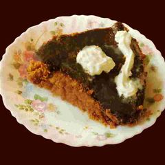 A picture of Sweet Potato Chocolate Pie.