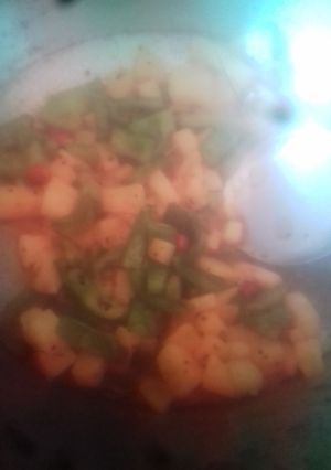A picture of Mix fried veg.