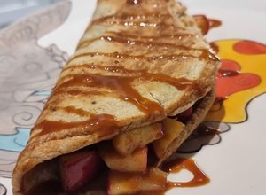 Foto principal de Crêpe de Strudel de manzana saludable