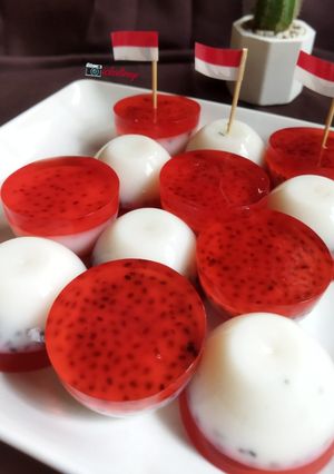 Foto resep Puding Merah Putih 🇮🇩