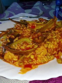 Una foto de Arroz con secreto de cerdo