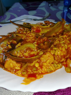 Una foto de Arroz con secreto de cerdo