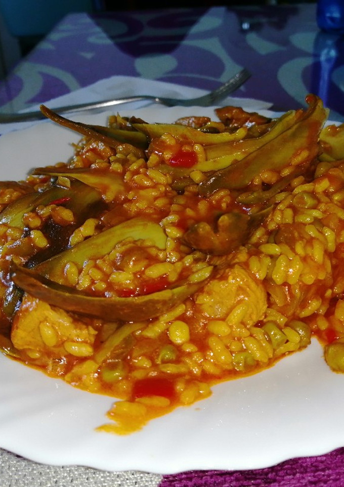 Una foto de Arroz con secreto de cerdo