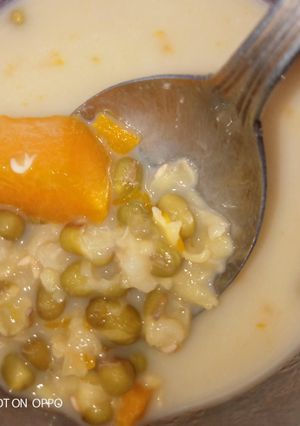 Foto resep Kolak kacang ijo dan labu kuning tanpa santan