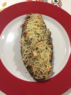 Una foto de Berenjenas rellenas