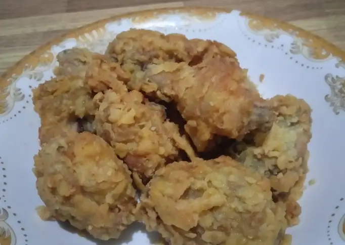Ayam goreng tepung renyah dan kriuk