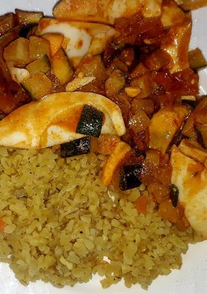 Cukkinis tojáspörkölt recept fotója