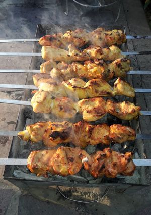 عکسی از دستور جوجه کباب پیک نیکی