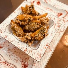 A picture of Sabudana pakode(Bhajiya)For Fast.
