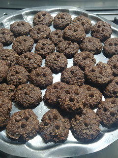 Una foto de Galletitas de avena con coco y cacao sin manteca