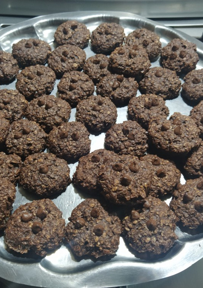 Una foto de Galletitas de avena con coco y cacao sin manteca