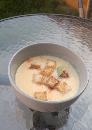 Krémes savanyúkáposzta-leves recept fotója