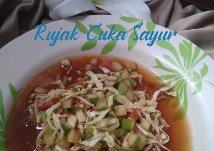 Resep Rujak Cuka Sayur yang Lezat Sekali