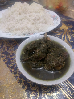 عکسی از دستور خورشت آلو اسفناج با گوشت گوسفند