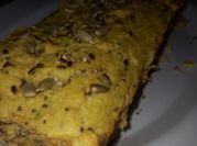 Una foto de pan de garbanzo sin harina