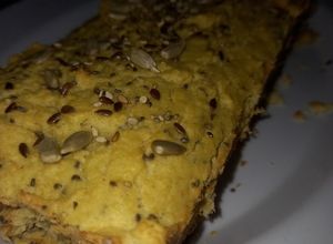 Una foto de Pan de garbanzos sin harina