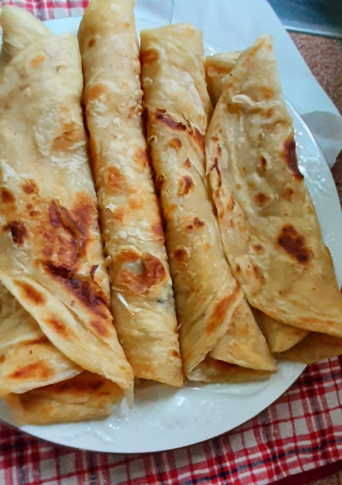 A picture of Soft layered chapati.