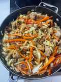 Muslo de pavo salteado con verduras!!! 🫶🏻