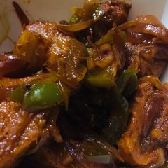 A picture of Masala chaap.