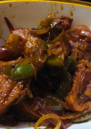 A picture of Masala chaap.