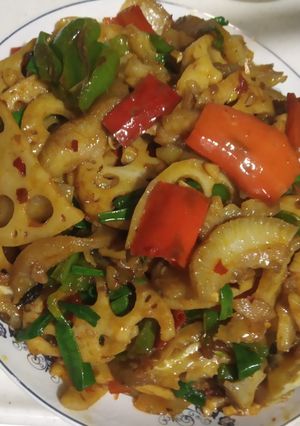 Foto resep Tumis akar teratai (Chinese style)