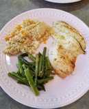 Filete de Tilapia y Espárragos