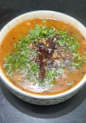 A picture of Masoor Dal Tadka.