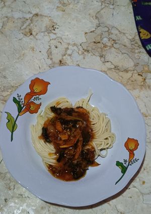 Foto resep Spaghetti dengan Wortel