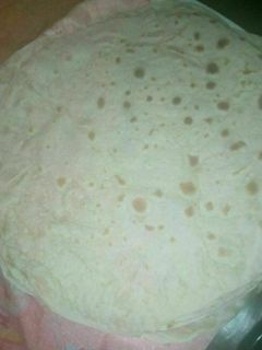 صورة لوصفة عيش صاج (عيش شاورما)