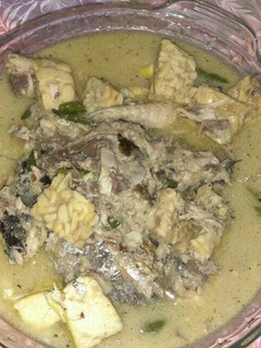 Foto resep Mangut ikan asap cakalang + tahu tempe