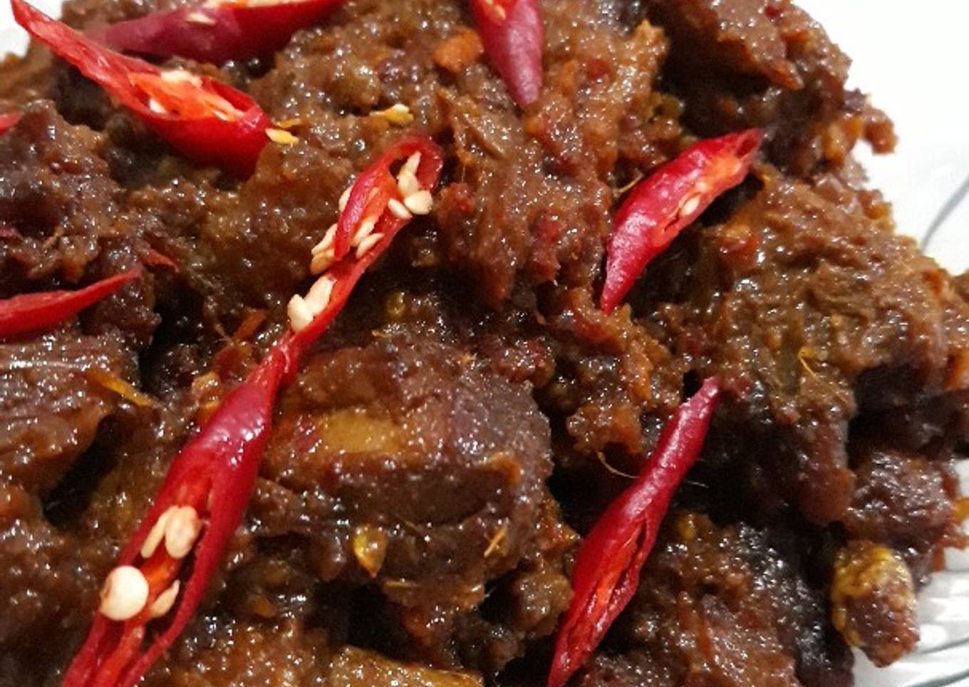 Rendang ala anak kos