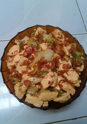 Foto resep Sawi putih tahu