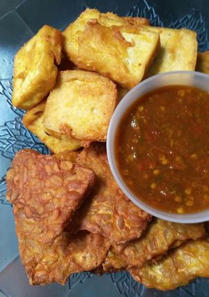 Foto resep Tahu tempe sambal kecap =g