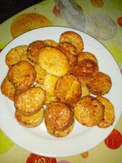 Una foto de Galletas de queso rallado