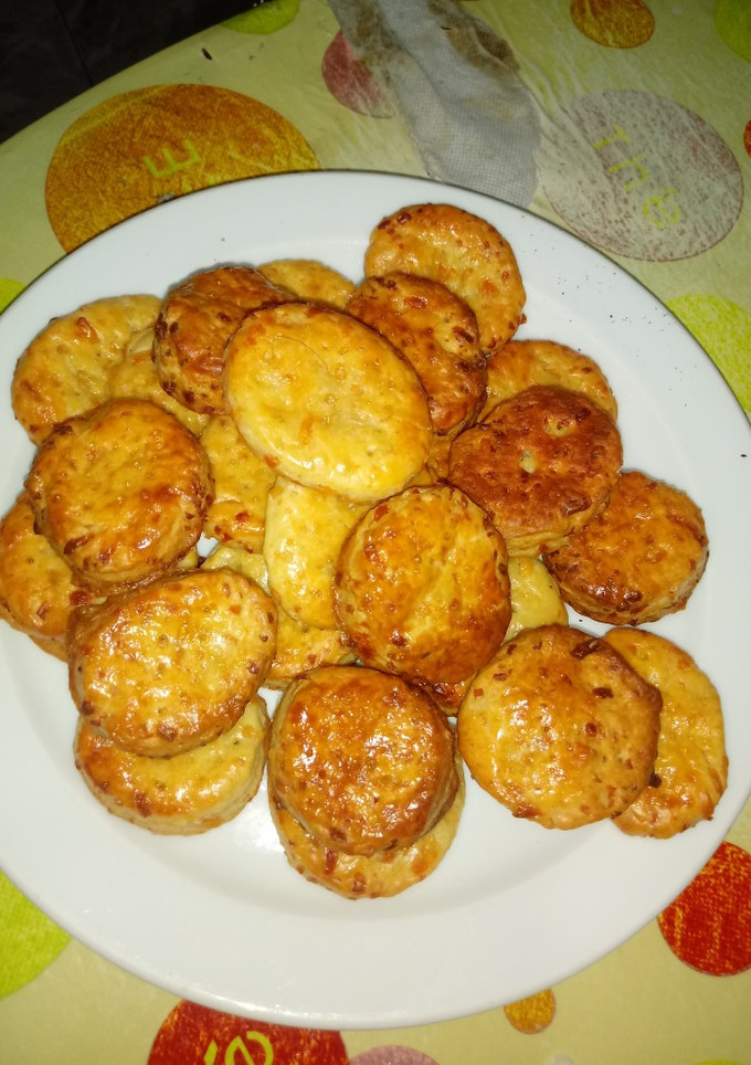Una foto de Galletas de queso rallado