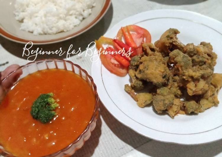 Resep Brokoli crisphy saus asam manis (koloke brokoli) Enak dan Antiribet