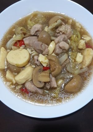 Foto resep Sapo Tahu Jamur