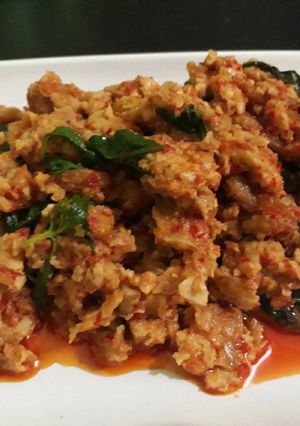 Foto resep Sambal tempe penyet kemangi
