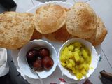 Masala Puri with Bengali style simple Potato Curry (Aloo Chochori)