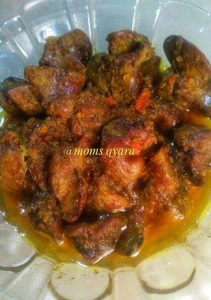 Foto resep 09. Oseng Ati Ampela Ayam