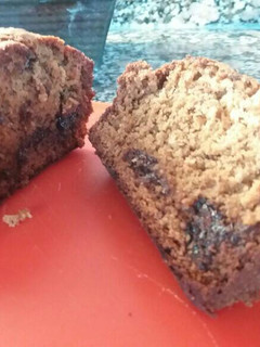 Una foto de Budín de banana y chips de chocolate