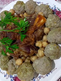 صورة لوصفة مثوم الجزائري باللحم طعم رائع