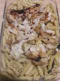 Merluza especial con fideos a la manteca y hierbas