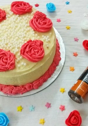 A picture of Homemade Yellow Cake.