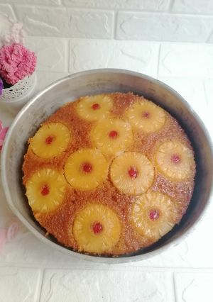 صورة لوصفة كيك الاناناس